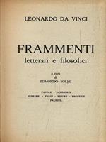 Frammenti letterari e filosofici