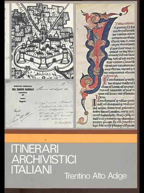 Itinerari archivistici italiani Trentino Alto Adige - copertina