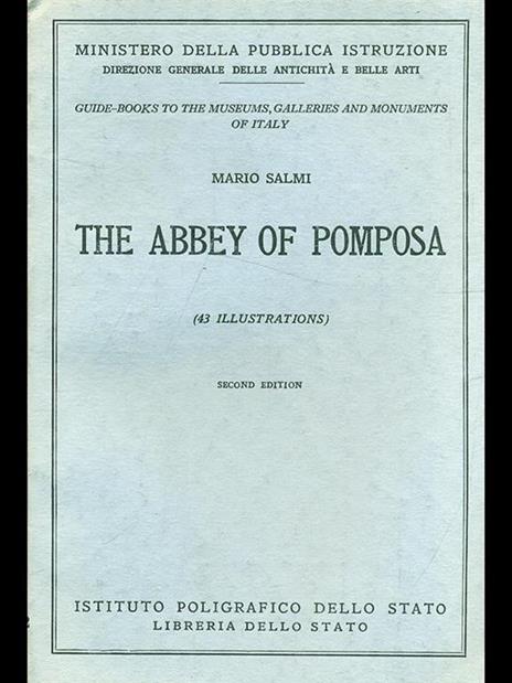 The abbey of Pomposa - Mario Salmi - copertina