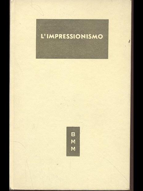 L' impressionismo - Virgilio Gilardoni - copertina