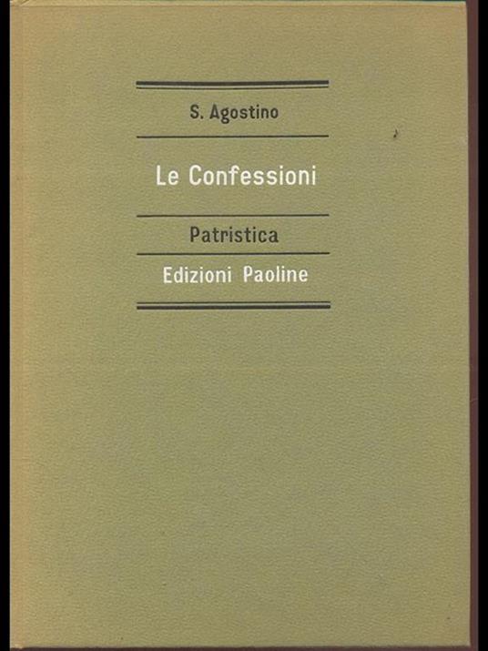 Le Confessioni - Agostino (sant') - copertina