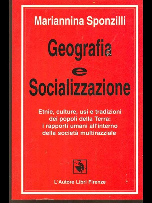 Geografia e socializzazione - Mariannina Sponzilli - copertina