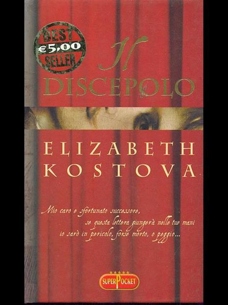 Il discepolo - Elizabeth Kostova - copertina