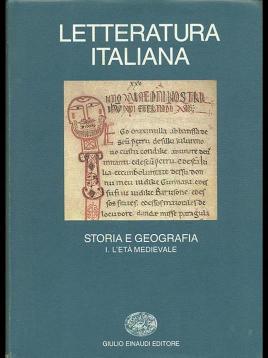 Letteratura italiana Storia e Geografia vol.1 L'età medievale - 7