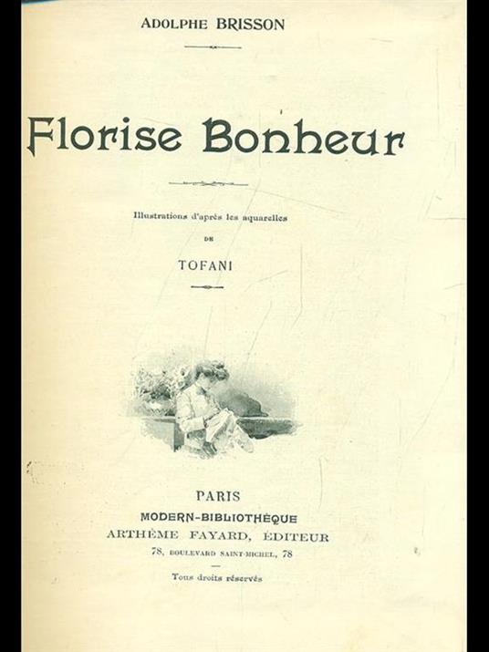 Florise Bonheur - Adolphe Brisson - 3