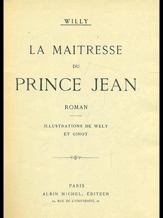 Laq maitresse du prince Jean - Willy - 4