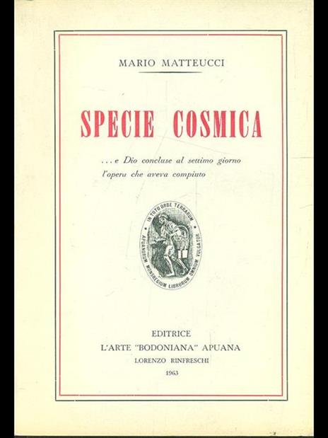 Specie cosmica - Mario Matteucci - 6