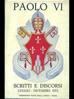 Scritti e discorsi luglio dicembre 1972