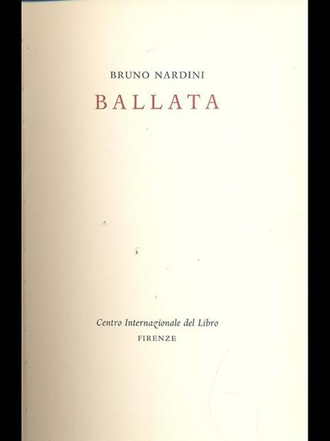 Ballata - Bruno Nardini - 7