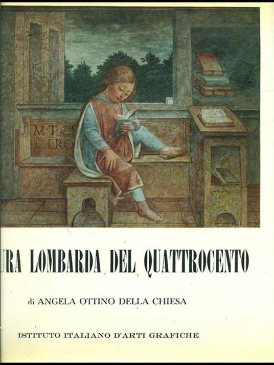 Pittura lombarda del Quattrocento - Angela Ottino Della Chiesa - copertina