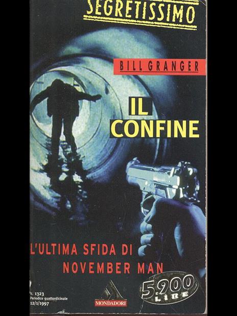 Il confine - Bill Granger - copertina