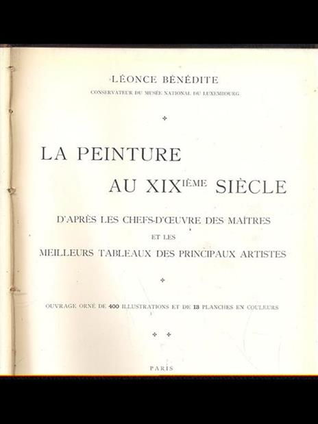 La peinture au XIXieme siecle - Leonce M. Bénédite - 6