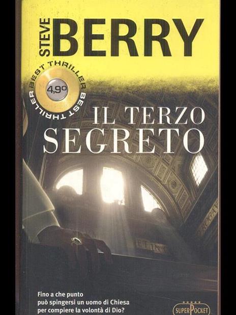 Il terzo segreto - Steve Berry - copertina