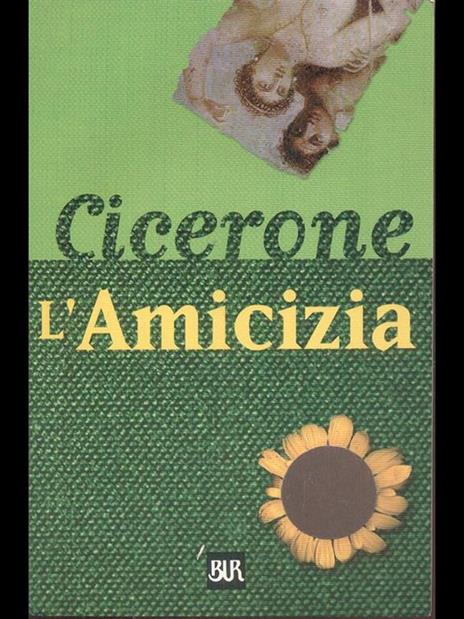 L' amicizia - M. Tullio Cicerone - copertina