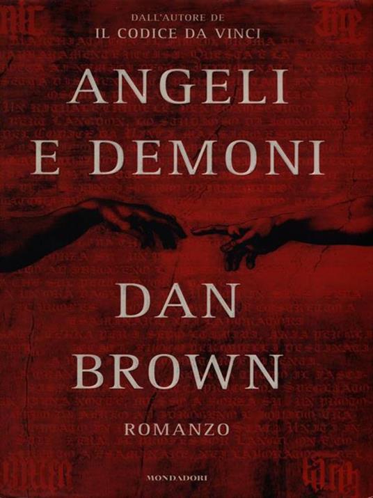 Angeli e demoni - Dan Brown - copertina