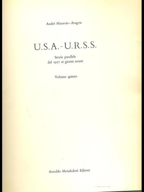 U.S.A.-U.R.S.S. Vol. 5 - Louis Aragon,André Maurois - 7