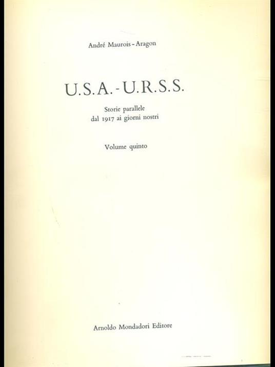 U.S.A.-U.R.S.S. Vol. 5 - Louis Aragon,André Maurois - 7