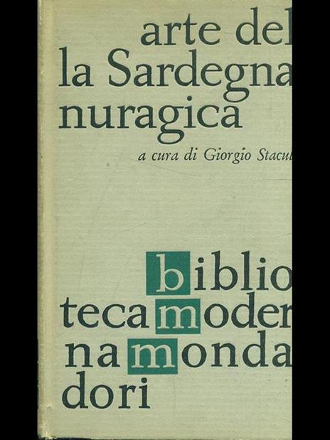 Arte della Sardegna nuragica - Giorgio Stacul - copertina