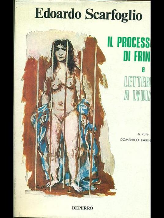 Il processo di Frine e lettere a Lydia - Edoardo Scarfoglio - copertina