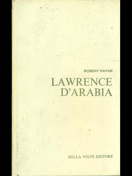 Lawrence d'Arabia - Robert Payne - copertina