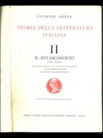 Storia della letteratura Italiana II Il Rinascimento tomo primo