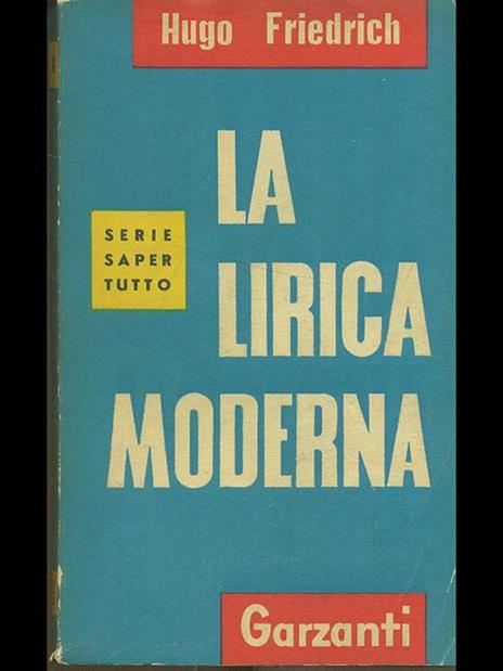 La lirica moderna - Hugo Friedrich - 3