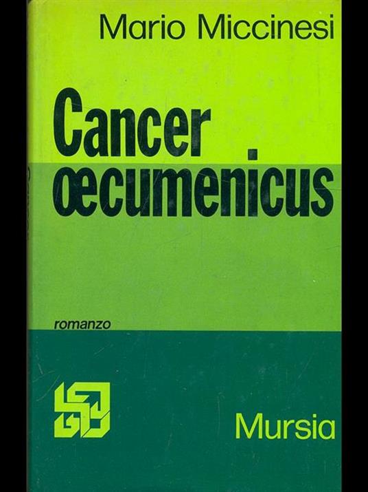 Cancer decumenicus - Mario Miccinesi - copertina