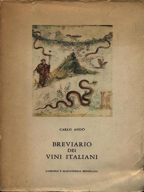 Breviario dei vini italiani - Carlo Andò - copertina