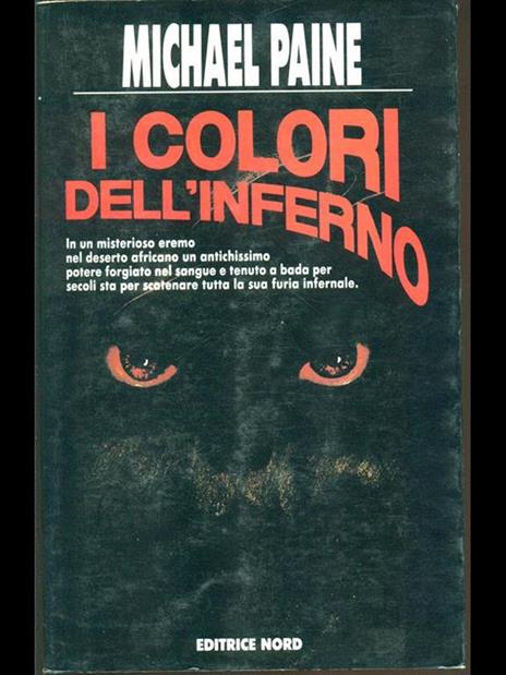 I colori dell'inferno - Michael Paine - copertina