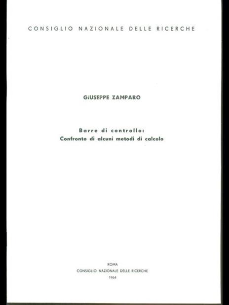 Barre di controllo: Confronto di alcuni metodi di calcolo - 3