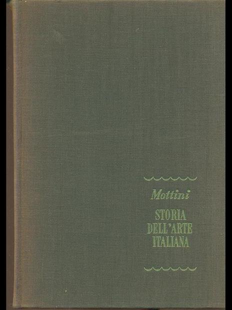 Storia dell'arte italiana - Edoardo Mottini - copertina