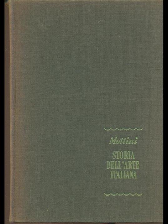 Storia dell'arte italiana - Edoardo Mottini - copertina