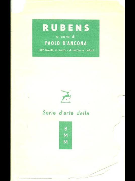 Rubens - Paolo D'Ancona - copertina
