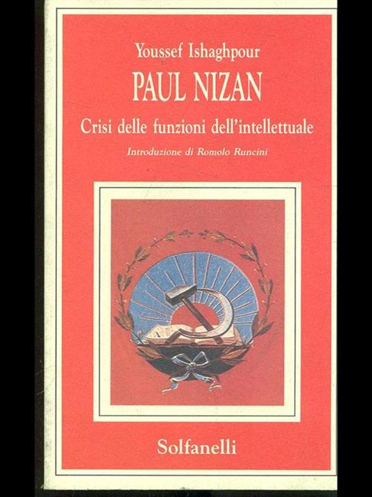 Paul Nizan - Yousself Ishaghpour - copertina