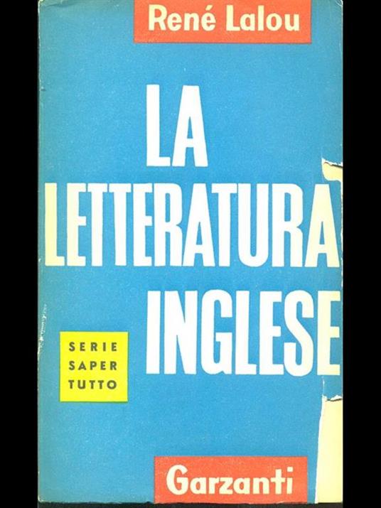 La letteratura inglese - René Lalou - 4