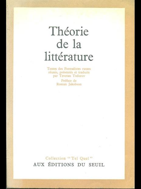 Théorie de la litterature - 3