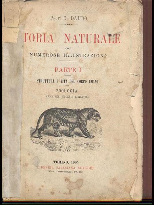 Storia naturale-parte 1 struttura e vita del corpo umano-zoologia - Prof.E. Baudo - 10