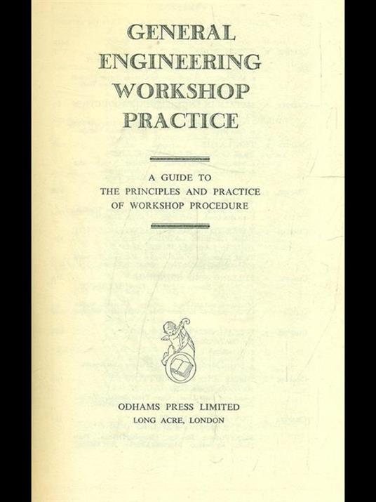 General engineering workshop practice - copertina