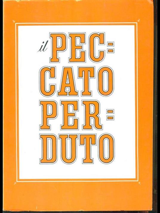 peccato perduto - Mario Tedeschi - copertina