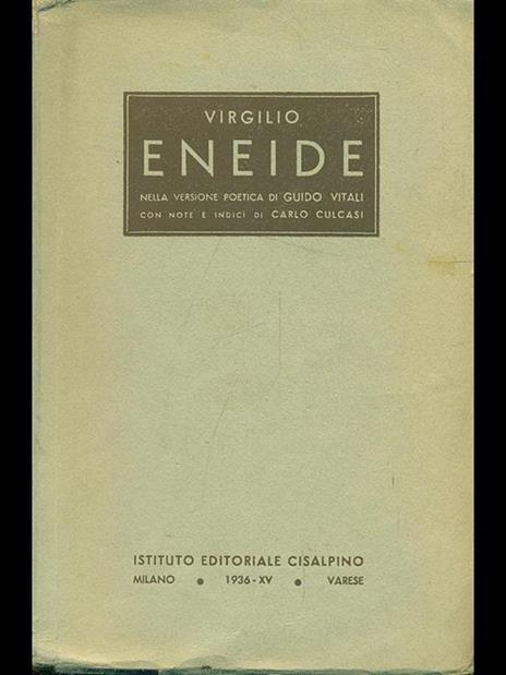 Eneide - Publio Virgilio Marone - copertina