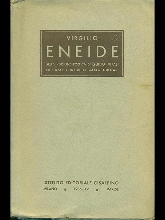 Eneide - Publio Virgilio Marone - 2