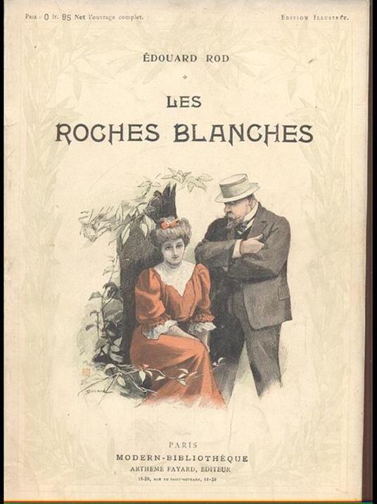 Les roches blanches - Edouard Rod - copertina