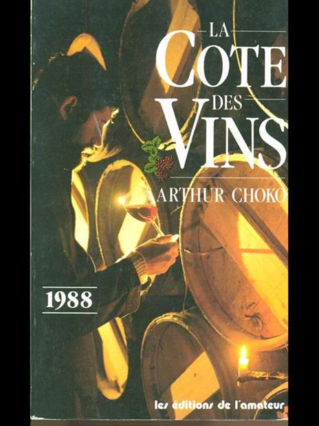La Cote des vins 1988 - Arthur Choko - copertina