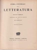 Storia universale della letteratura vol. 4