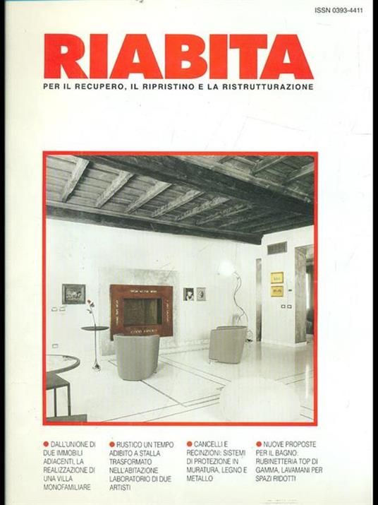 Riabita n. 1-2/2001 - copertina