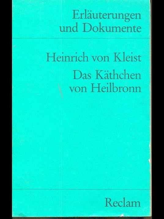 Das Kathchen von Heilbronn - Heinrich von Kleist - 5