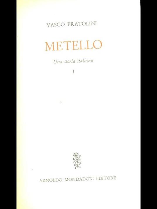 Metello I - Vasco Pratolini - 3