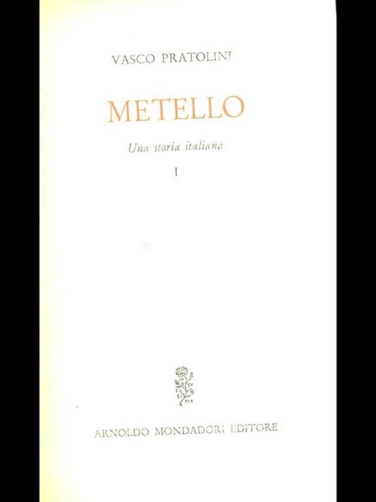Metello I - Vasco Pratolini - 2