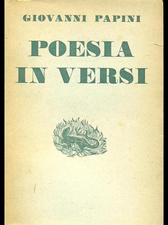 Poesia in versi - Giovanni Papini - 6