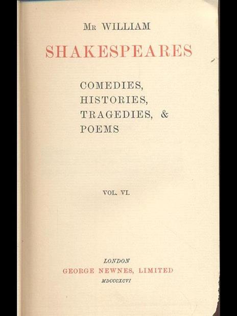 Shakespeares Vol. VI - William Shakespeare - 4